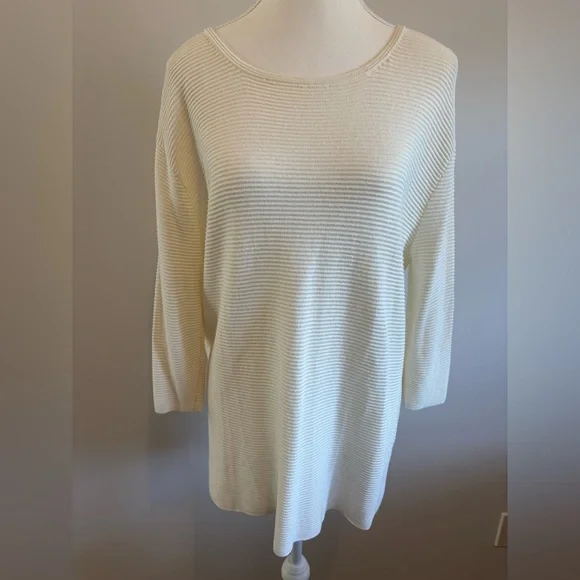 Wilfred Cream Ribbed Knit Sweater - Picture 1 of 2